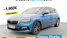Azul Usado 2021 Skoda Scala Sport Utilitario | 20.500 € (Precio justo)
