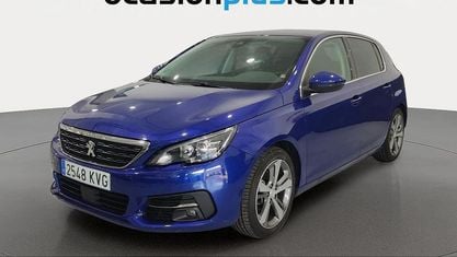 Usado Peugeot 308 Allure 110 CV (80 kW) 2019 Azul Utilitario