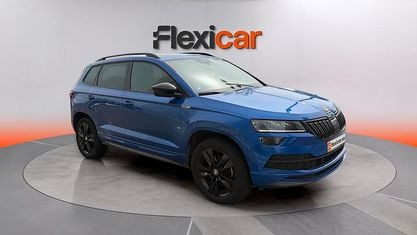 Begagnad Skoda Karoq SportLine 190 HK (139 kW) 2019 Blå SUV