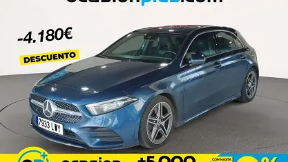 Usado Mercedes A200 AMG 150 CV (110 kW) 2022 Azul Utilitario