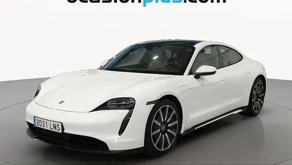 Usado Porsche Taycan 300 kW (408 CV) 2021 Blanco Berlina