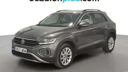 Usado VW T-Roc Life 110 CV (80 kW) 2024 Gris SUV
