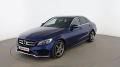 Azul Usado 2017 Mercedes C220 AMG line Berlina | 22.299 € (Buen precio)