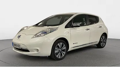 Usado Nissan Leaf Tekna 80 kW (109 CV) 2014 Blanco Utilitario