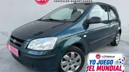 Usado Hyundai Getz GLS 82 CV (60 kW) 2003 Verde Utilitario