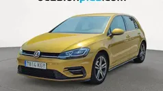 Amarillo Usado 2018 VW Golf VII Sportline Utilitario | 20.819 € (Precio justo)
