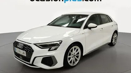 Usado Audi A3 Sportback S-Line 116 CV (85 kW) 2021 Blanco Utilitario