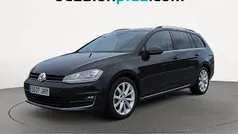Gris Usado 2015 VW Golf Sportsvan Sportline Monovolumen | 15.200 € (Precio justo)