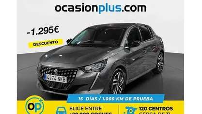 Usado Peugeot 208 Allure 102 CV (75 kW) 2023 Gris Utilitario
