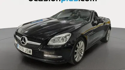Negro Usado 2015 Mercedes SLK200 Descapotable | 20.490 € (Precio justo)