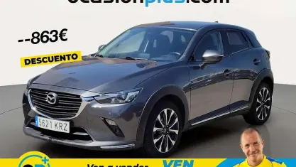 Usado Mazda CX-3 121 CV (88 kW) 2018 Gris SUV