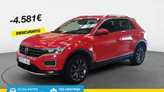 Rojo Usado 2021 VW T-Roc Sport SUV | 22.350 € (Precio justo)