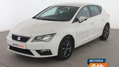 Usado Seat Leon Style 115 CV (84 kW) 2019 Blanco Berlina