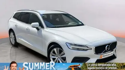 Usado Volvo V60 150 CV (110 kW) 2020 Blanco Familiar