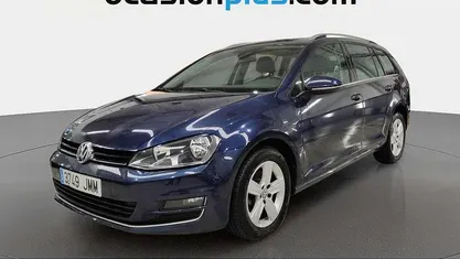 Azul Usado 2016 VW Golf VII Sportline Familiar | 9250 € (Precio justo)