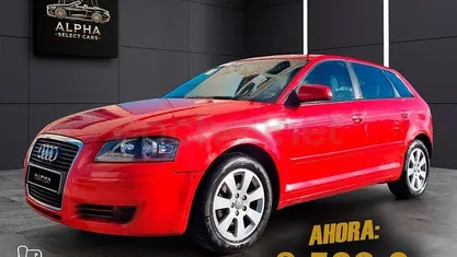 Usado Audi A3 Attraction 140 CV (102 kW) 2007 Rojo Utilitario