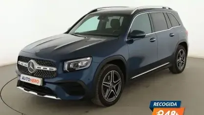 Usado Mercedes GLB200 AMG line 150 CV (110 kW) 2022 Azul SUV