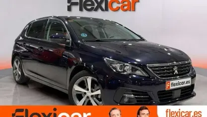 Usado Peugeot 308 Allure 131 CV (96 kW) 2018 Azul Utilitario