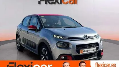 Usado Citroën C3 Feel 82 CV (60 kW) 2018 Gris Utilitario