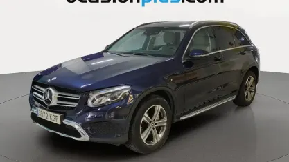 Usado Mercedes GLC250 211 CV (155 kW) 2018 Azul SUV