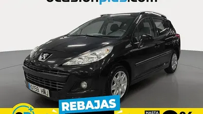 Negro Usado 2012 Peugeot 207 Active Familiar | 6190 € (Precio justo)