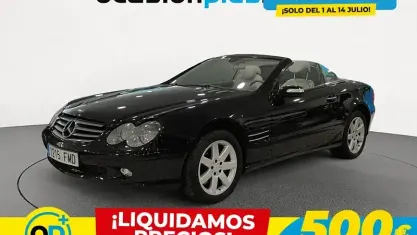 Usado Mercedes SL500 AMG 306 CV (225 kW) 2007 Negro Descapotable