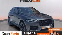 Gris Usado 2018 Jaguar F-Pace R-Sport SUV | 21.690 € (Precio justo)