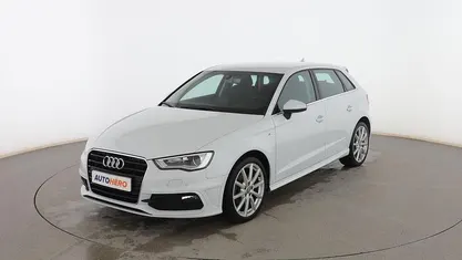 Usado Audi A3 Sportback S-Line 125 CV (91 kW) 2015 Blanco Utilitario