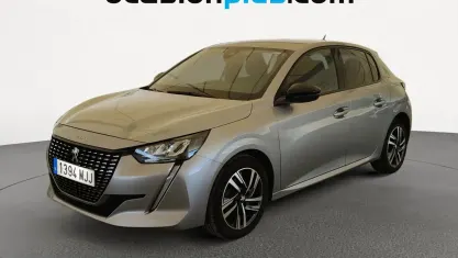 Usado Peugeot 208 Allure 102 CV (75 kW) 2023 Gris Utilitario
