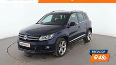 Azul Usado 2014 VW Tiguan R-line SUV | 16.899 € (Precio justo)