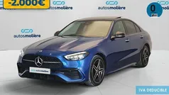 Azul Usado 2024 Mercedes C300e Berlina | 48.890 € (Buen precio)
