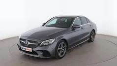 Gris Usado 2019 Mercedes C200 AMG line Berlina | 27.799 € (Precio justo)