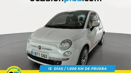 Usado Fiat 500 Lounge 75 CV (55 kW) 2009 Blanco Descapotable