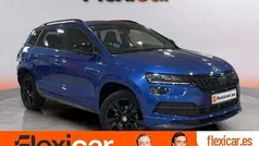 Azul Usado 2021 Skoda Karoq SportLine SUV | 23.990 € (Precio justo)