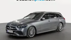 Gris Usado 2023 Mercedes C220 AMG Familiar | 39.900 € (Precio justo)