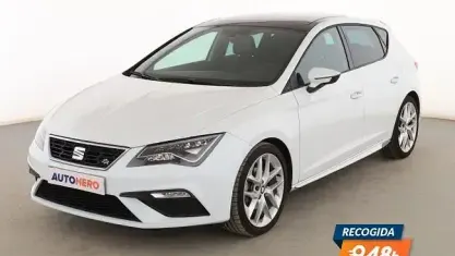 Usado Seat Leon FR 150 CV (110 kW) 2018 Blanco Berlina
