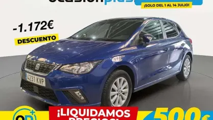 Usado Seat Ibiza Style Plus 95 CV (69 kW) 2019 Azul Utilitario