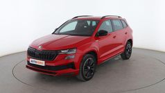 Rojo Usado 2022 Skoda Karoq SportLine SUV | 26.799 € (Precio justo)