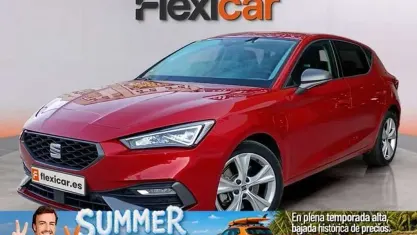 Usado Seat Leon FR 205 CV (150 kW) 2021 Rojo Utilitario