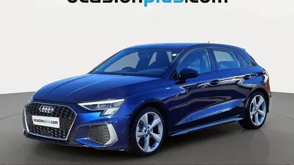 Usado Audi A3 Sportback S-Line 150 CV (110 kW) 2023 Azul Utilitario