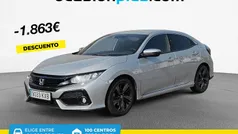 Gris Usado 2019 Honda Civic Elegance Berlina | 20.300 € (Precio justo)