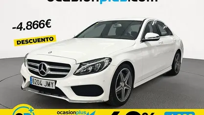 Usado Mercedes C220 AMG 170 CV (125 kW) 2016 Blanco Berlina