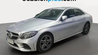 Usado Mercedes C200 AMG 184 CV (135 kW) 2018 Gris plata Berlina