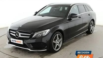 Używany Mercedes C220 AMG line 170 KM (125 kW) 2016 Czarny Kombi