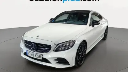 Usado Mercedes C200 AMG 184 CV (135 kW) 2018 Blanco Coupe