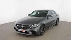 Gris Usado 2019 Mercedes C200 AMG line Berlina | 27.199 € (Precio justo)