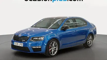 Usado Skoda Octavia RS 184 CV (135 kW) 2015 Azul Utilitario