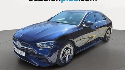 Usado Mercedes C200 AMG 163 CV (119 kW) 2023 Azul Berlina