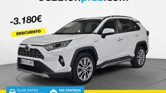 Blanco Usado 2021 Toyota RAV4 Hybrid Luxury SUV | 34.990 € (Precio justo)
