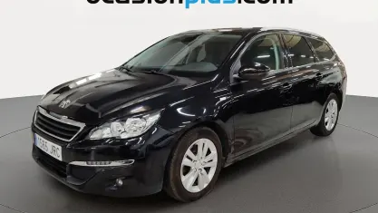Usado Peugeot 308 SW Style 120 CV (88 kW) 2016 Negro Familiar